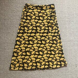 Svaha Organic Cotton Ginko Leaf Skirt